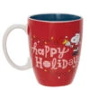 Red Santa Snoopy Happy Holiday Mug 12 Oz. -Hario Store 6011522