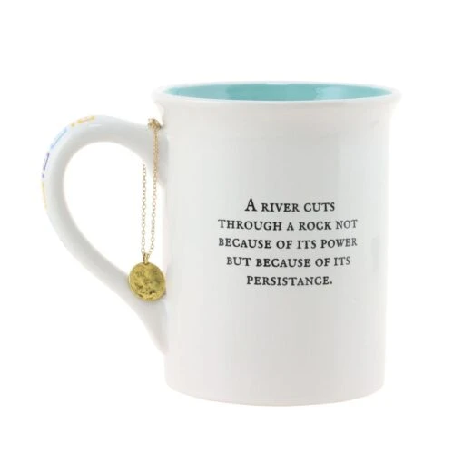 Our Name Is Mud The River Cuts Through Because Of Its Persistence Bling Mug -Hario Store 6012073 2