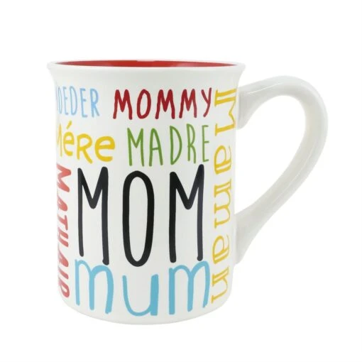 Our Name Is Mud Mom Languages Mug -Hario Store 6012556