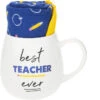 Best Teacher Ever 15.5 Oz. Mug And Sock Set -Hario Store 71317