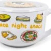 Silver Buffalo Sanrio Gudetama Burp Late Night Snack Lazy Egg Ceramic Soup Mug With Vented Plastic Lid, 24 Ounces -Hario Store 718Q615QOmL. AC SL1500