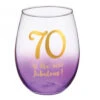 Stemless Wine Glass "70 Is The New Fabulous!" -Hario Store 71BszPRpRXL. SL1500 d7282592 6a47 4ab4 a118 da4835876222