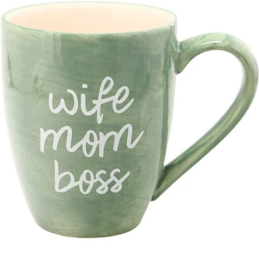 Wife Mom Boss 20 Oz. Mug -Hario Store 85203