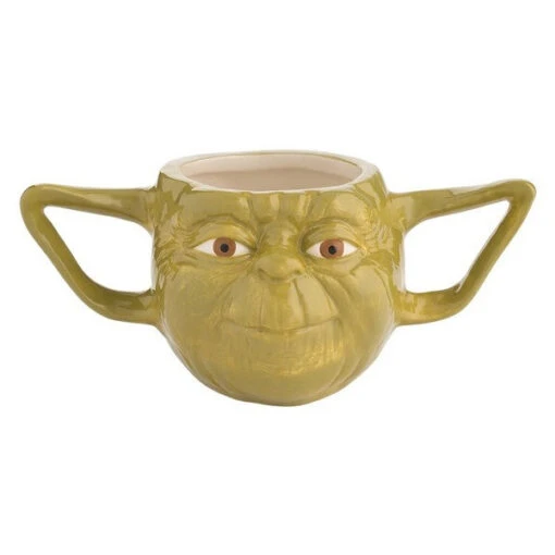 Vandor Star Wars Yoda 16 Oz. Premium Sculpted Ceramic Mug -Hario Store 99801