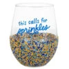 Hallmark Sprinkle Dip Wine Glass, 16 Oz. -Hario Store BID1098 01