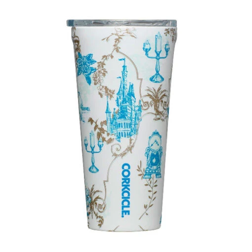 Corkcicle Disney Princess Belle Tumbler, 16 Oz. -Hario Store DIS2116DP B