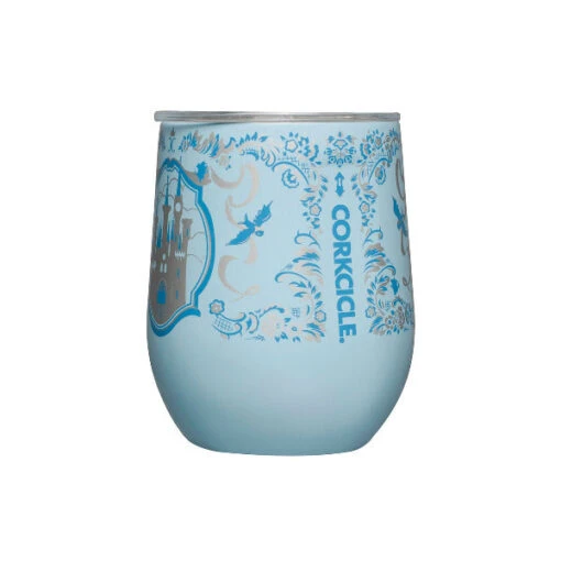 Corkcicle Disney Princess Cinderella Stemless Glass, 12 Oz. -Hario Store DIS2312DP C 2