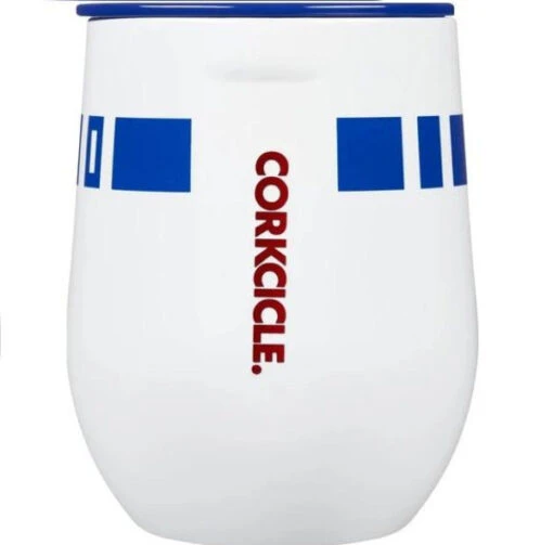 Corkcicle Star Wars R2-D2 White Stemless Cup -Hario Store DIS2312SW R2D2