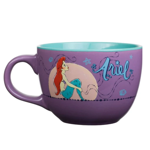 Disney Princess Ariel Moonlight 24oz Ceramic Soup Mug -Hario Store DP114633