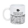 Congratulations Graduate Sentiments White Mug 11 Oz. -Hario Store EMUG 1