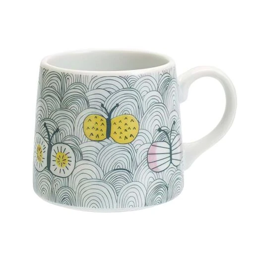 HAREKUTANI Porcelain Butterfly Mug -Hario Store HAREKUTANIPorcelainButterflyMug 1