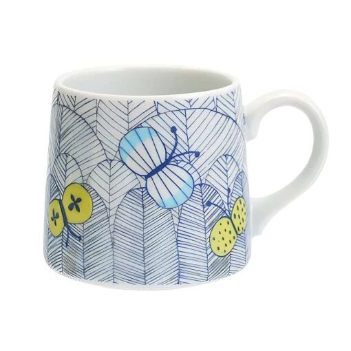 HAREKUTANI Porcelain Butterfly Mug -Hario Store HAREKUTANIPorcelainButterflyMug 2