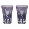 KIMOTO GLASS TOKYO Edo Kiriko Pair Tumbler Grapes -Hario Store KIMOTOGLASSTOKYOEdoKirikoPairTumblerGrapes3805