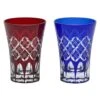 KIMOTO GLASS TOKYO Edo Kiriko Pair Tumbler Layered Yarai -Hario Store KIMOTOGLASSTOKYOEdoKirikoPairTumblerLayeredYarai3501