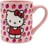 14 Oz. Sanrio Hello Kitty Glitter Strawberries Mug -Hario Store KTY31632G