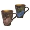 Kutani Ware Porcelain Paired Gold And Silver Flakes Mugs Gindami -Hario Store KutaniWarePorcelainPairedGoldandSilverFlakesMugsGindamiK7 944 1