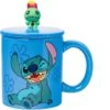 18 Oz. Disney Lilo And Stitch Mug Sculpted Scrump Lid Ohana Means Family -Hario Store LI1650KN 1