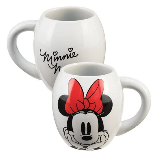 Disney Minnie Mouse 18 Oz. Oval Ceramic Mug -Hario Store MU8 EGHDSY