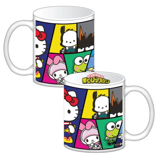 Sanrio Hello Kitty My Melody Pochacco Keroppi My Hero Academia 16 Oz. Ceramic Mug -Hario Store MU9 A0 CMHK