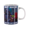 Star Wars The Mandalorian The Child Baby Yoda Grogu Don't Make Me Turn This Ship Around 16 Oz. Ceramic Mug -Hario Store MU9 QNVSTW