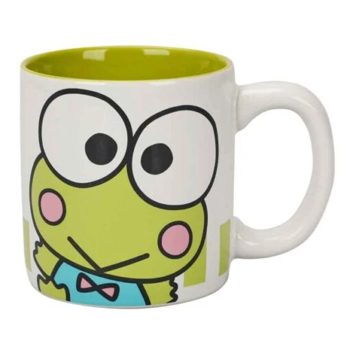 Keroppi Striped 16 Oz. Ceramic Mug -Hario Store MUA22VDKOPVI00