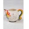 Folk Ark Rainbow Mane Unicorn Mug -Hario Store MUG285UNICORNMUG