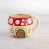 Folk Art Gnome's House Mug Cup Of Happy -Hario Store MUG376