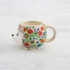 Folk Art Harriet The Hedgehog Mug Enjoy The Little Things -Hario Store MUG404