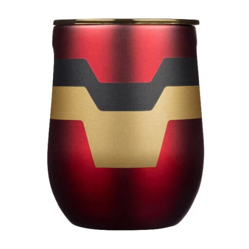 Corkcicle 12 Oz Iron Man Stemless Cup -Hario Store MVL2312 IM