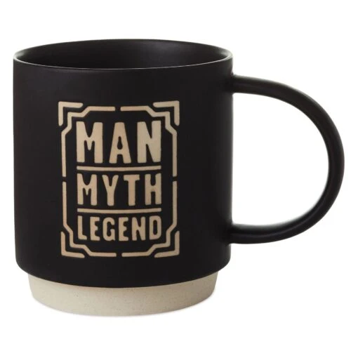 Hallmark Man Myth Legend Mug, 16 Oz -Hario Store Man Myth Legend Ceramic Mug 1MUG3553 01