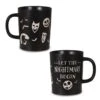 Hallmark Disney Tim Burton's The Nightmare Before Christmas Let The Nightmare Begin Mug, 16.5 Oz. -Hario Store Nightmare Before Christmas Black Quote Mug 1HGN1512 01