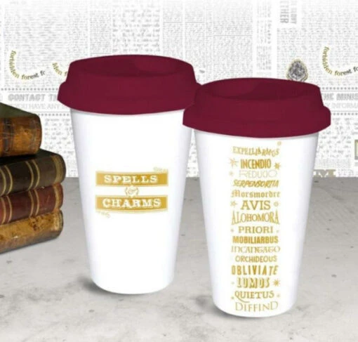 Harry Potter Spells Plastic Travel Mug -Hario Store PP8216HP 2