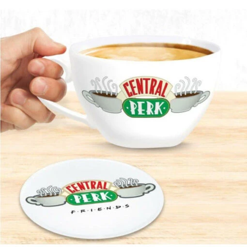 Friends Central Perk Mug And Coaster Set -Hario Store PP8410FR 2