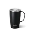 SWIG Matte Black Travel Mug 18 Oz. Stainless Steel And Insulated -Hario Store S104 C18 BK