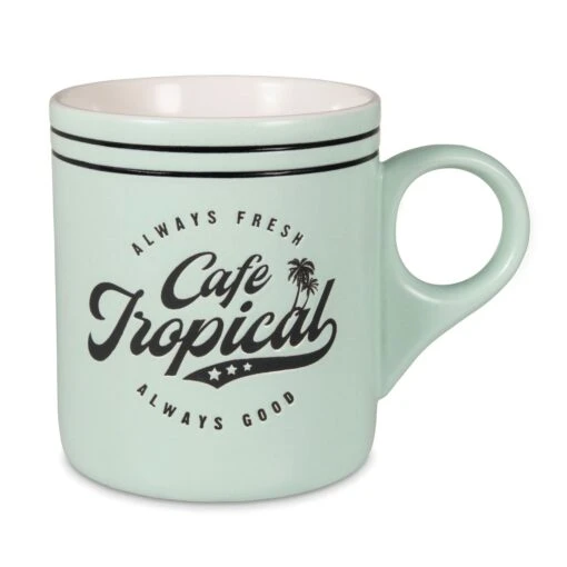 Hallmark Schitt's Creek® Café Tropical Mug, 14 Oz. -Hario Store Schitts Creek Cafe Tropical Logo Mug 1PCL1020 01