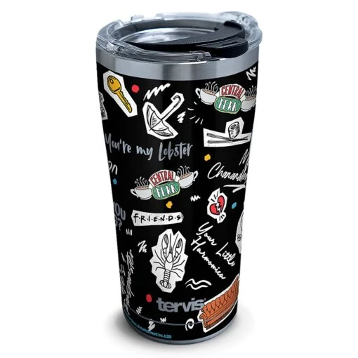 Tervis Friends Collage Stainless Steel Tumbler, 20 Oz. -Hario Store Tervis Friends TV Show Collage Stainless Steel Tumbler 1365730 01