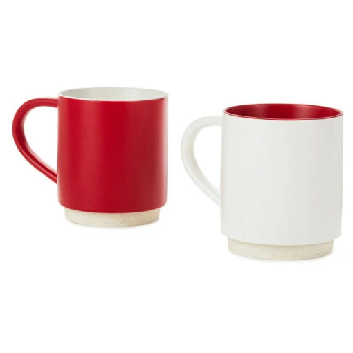 Hallmark Sweet Stuff And Hot Stuff Stacking Mugs Set Of 2 -Hario Store VTD2129 02