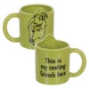 Dr. Seuss This Is My Resting Grinch Face 20 Oz. Bas Relief Ceramic Mug -Hario Store VU8 CALGRI