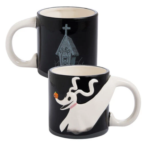 Disney The Nightmare Before Christmas Zero 20 Oz. Sculpted Ceramic Mug -Hario Store VU8 CB4 NBC