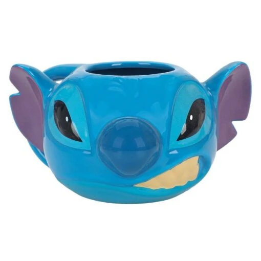 Stitch Grinning Face 16oz Sculpted Ceramic Mug -Hario Store VU9HHEDSY