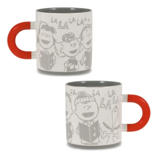 Hallmark Peanuts® Gang Caroling Speckled Mug, 16 Oz. -Hario Store snoopymug