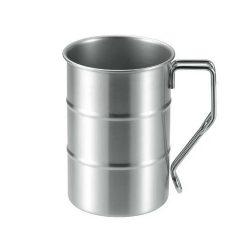 Takeda Stainless Steel Drum Barrel Shaped Travel Mug With Clip Handle 400ml -Hario Store takeda stainless steel drum barrel shaped travel mug with clip handle 400ml mugs 27379686991