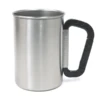 Takeda Stainless Steel Mug With Plastic Karabiner Handle -Hario Store takeda stainless steel mug with plastic karabiner handle 2 colours black mugs 27745805583