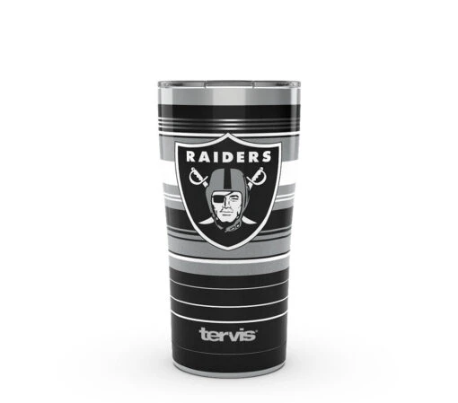 Tervis NFL® Raiders Hype Stripes Stainless Steel Tumbler 20 Oz. -Hario Store tervis 1