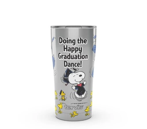 Tervis Peanuts Snoopy Happy Graduation Dance 20 Oz. Stainless Steel Insulated Tumbler With Slider Lid -Hario Store tervis 7 scaled