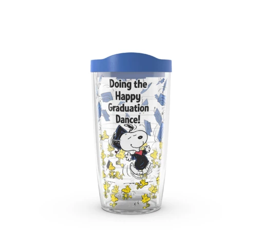 Tervis Peanuts Snoopy Doing The Happy Graduation Dance 16 Oz. Tumbler With Lid -Hario Store tervisgradsnoopy